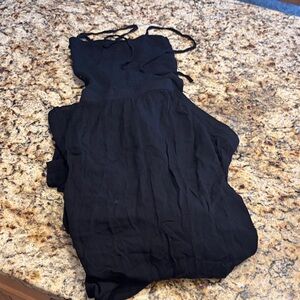 Black Strapless Dress